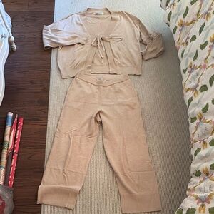 Free People Beach Sweater Set